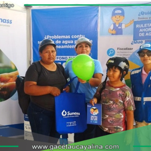 Sunass brindó orientación a más de 600 personas sobre el valor del agua potable en la Expo Amazónica 2024.