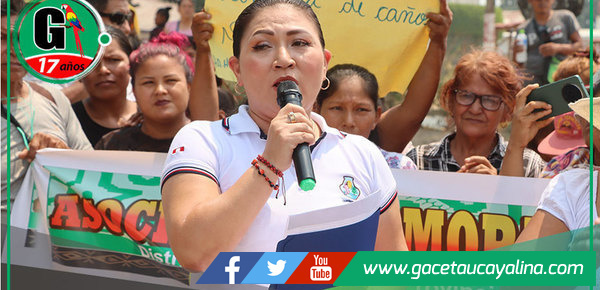 Coordinadora de AA. HH. Multisectorial de Yarinacocha se presentó ante alcaldesa 