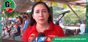 Alcaldesa Janet Castagne celebra aniversario en caserío EGA