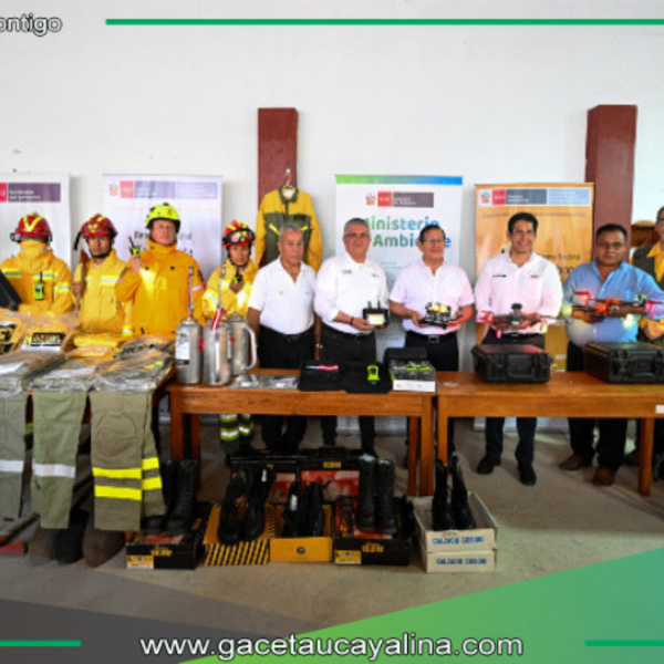Minam refuerza equipamiento contra incendios forestales en reservas de Madre de Dios