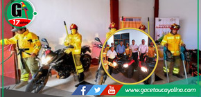 El Ministerio del Ambiente proporcionó equipamientos a bomberos para combatir incendios forestales en Madre de Dios 