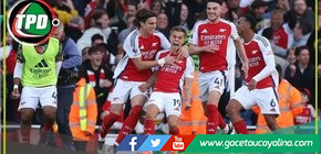 Arsenal derrotó 4-2 a Leicester City por la Premier League