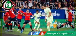 Osasuna derrotó 4-2 a Barcelona por LaLiga