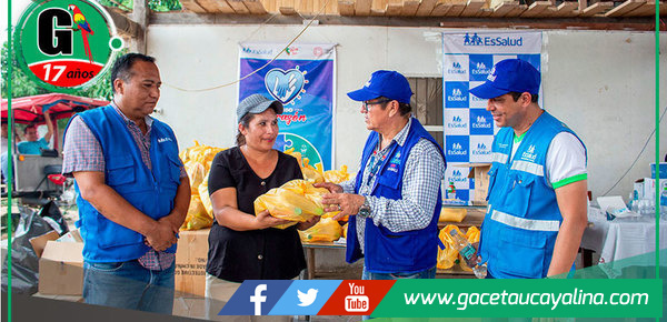 Personal de EsSalud Ucayali recorrió vía terrestre y fluvial para atender a afectados por incendios forestales