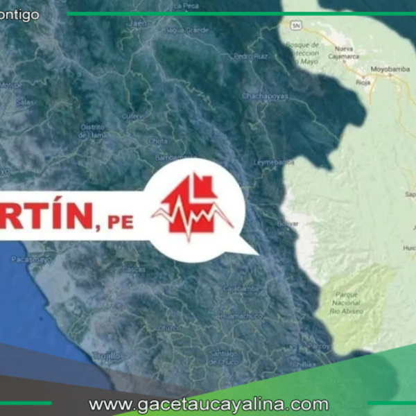 Sismo de 4.0 en San Martín 