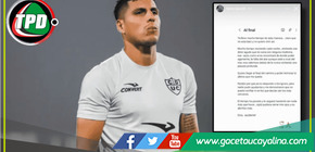 ¡Mucha fuerza, Hansell! Riojas y su preocupante mensaje en redes sociales