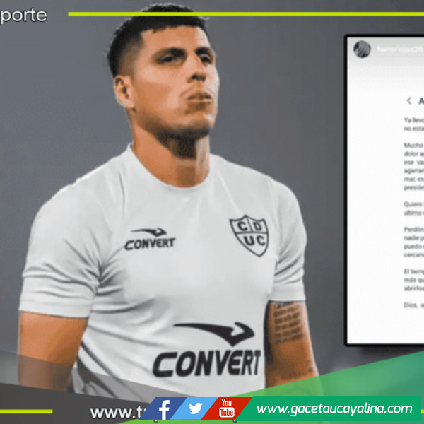 ¡Mucha fuerza, Hansell! Riojas y su preocupante mensaje en redes sociales