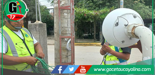 Francisco Mendoza de Souza refuerza vigilancia ciudad de Atalaya con nuevas cámaras