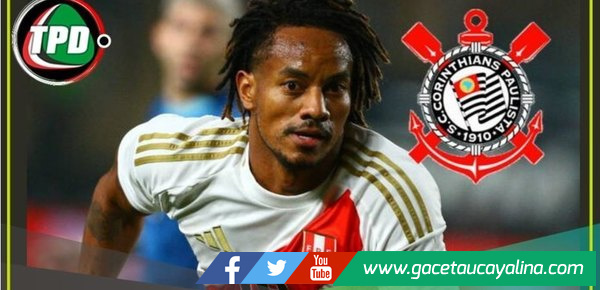 André Carrillo llegó a Brasil para incorporarse a Corinthians