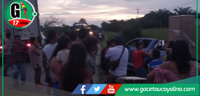 Camioneta se despista en carretera Federico Basadre.