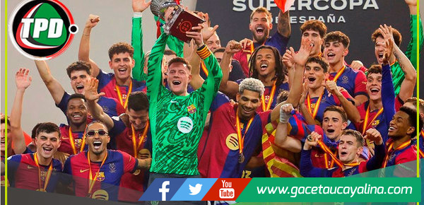 Barcelona vence 5-2 y gana la Supercopa de España