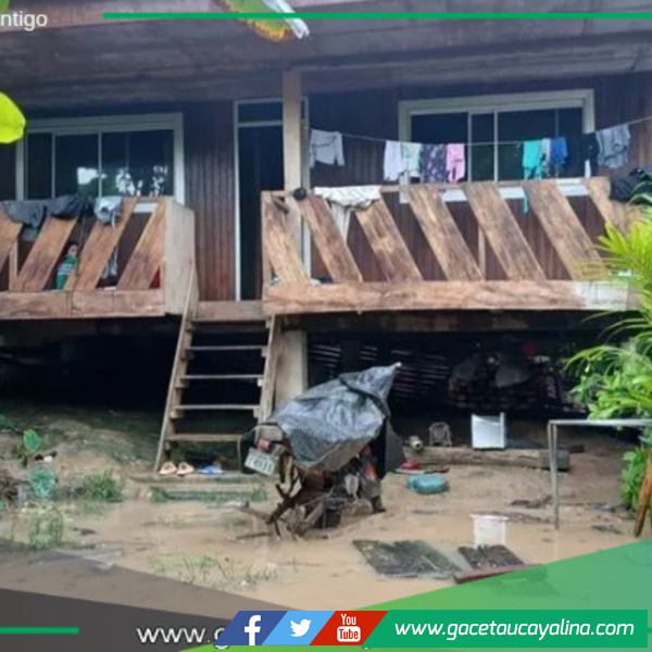 Afecta 40 viviendas y un puente en Irazola.