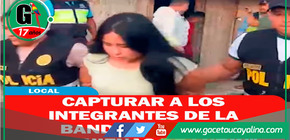 Capturan a "Las Hienas de Lurín" en Aguaytía