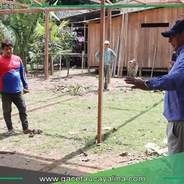 Ucayali avanza en obra comunitaria con participación vecinal activa