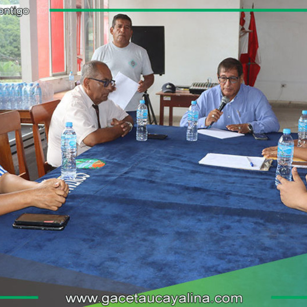 Primera reunión de COPROSEC en Ucayali destaca compromisos importantes