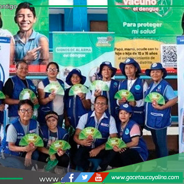 Inspección de viviendas para combatir el zancudo transmisor del dengue en Ucayali