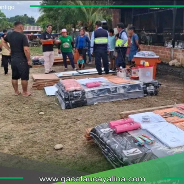 Municipalidad Brinda Apoyo a Damnificados.