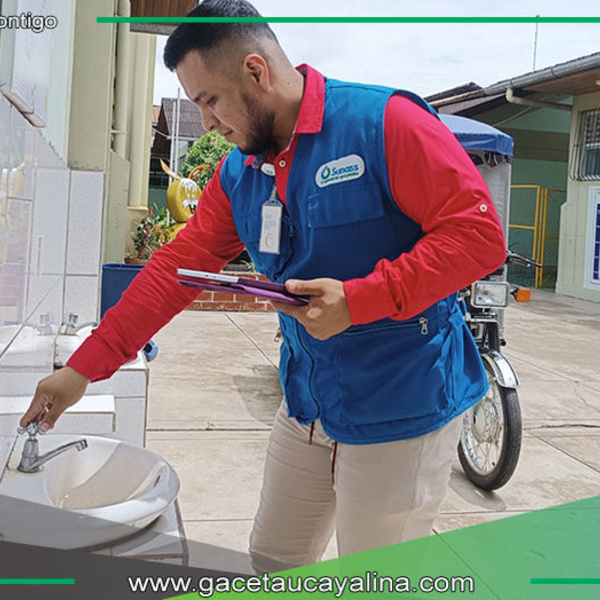 Sunass verifica continuidad del agua potable en colegios de Ucayali
