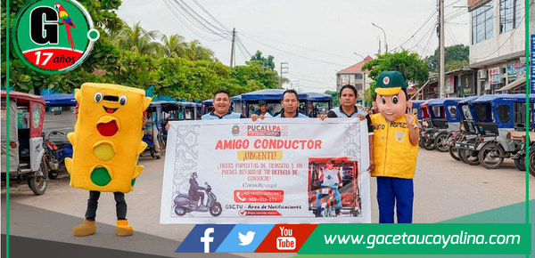 Coronel Portillo evita embargos por infracciones de tránsito