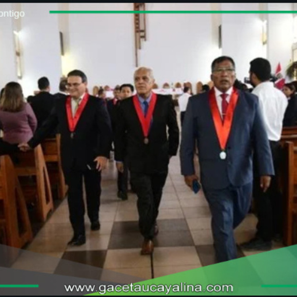 Juez Hermógenes Lima Reconoce Labor del GORE Ucayali.