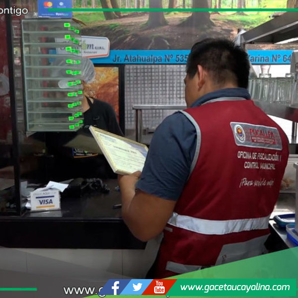 Municipalidad de Coronel Portillo inspecciona cebicherías