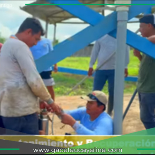 Inicia Mantenimiento del Tanque Elevado de Agua en La Molina.