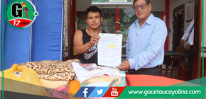 Rodolfo Lovo apoya familia afectada por devastador incendio en Contamana