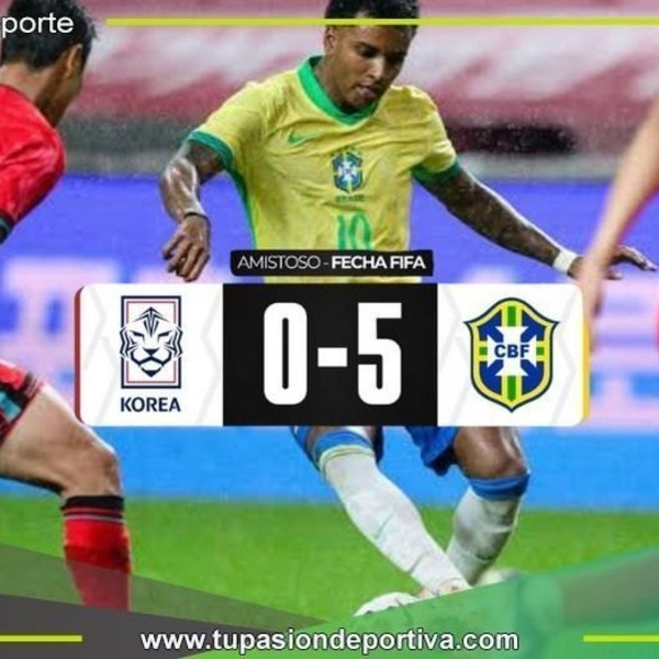 Brasil se reencuentra con su mejor versión y golea 5-0 a Corea del Sur en Seúl