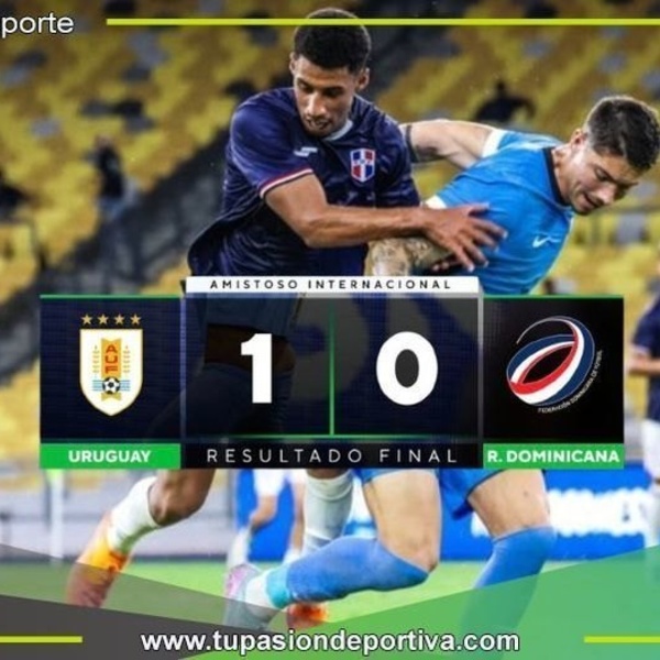 Uruguay venció 1-0 a República Dominicana con gol de  Laquintana en Malasia
