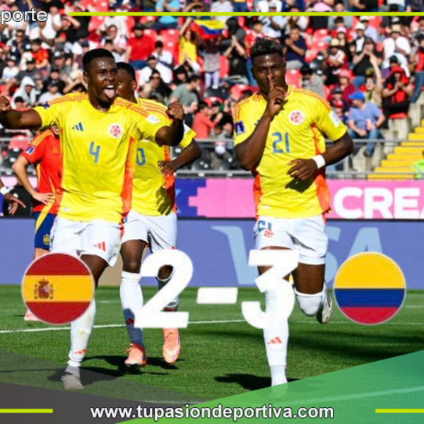 Colombia venció 3-2 a España y clasificó a semifinales 