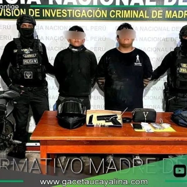 Cae banda criminal conocida como  "Los Hermanos Flores" en Madre de Dios.