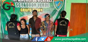 Detienen a tres sujetos por tráfico ilícito de droga en una chatarreria en Manantay.