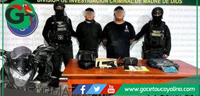 Cae banda criminal conocida como  "Los Hermanos Flores" en Madre de Dios.