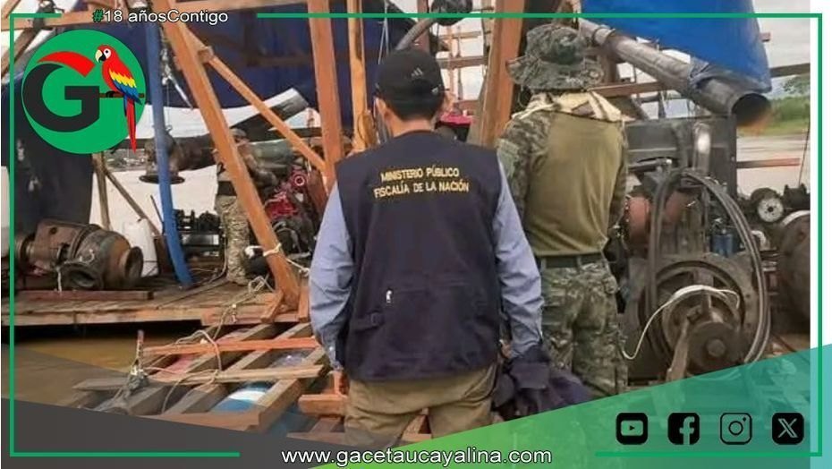 Nuevo golpe a la minería ilegal en Madre de Dios.
