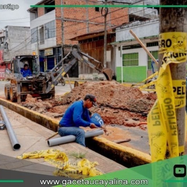 Municipalidad de Coronel Portillo soluciona deterioro del jirón Tacna