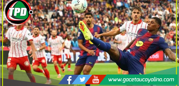  El Barça vence 2-1 al Girona con gol milagroso de Ronald Araujo