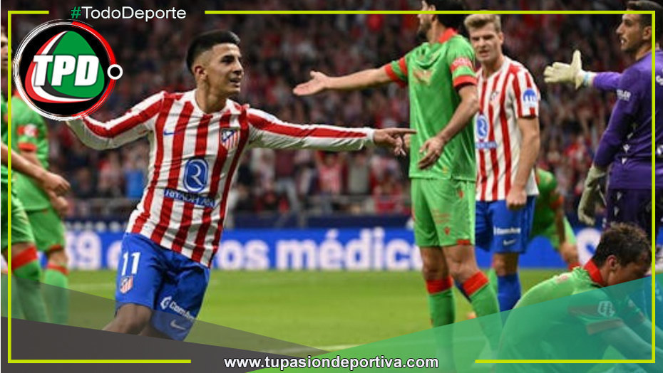 Atlético venció 1-0 a Osasuna y regresó a puestos de Champions