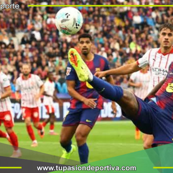  El Barça vence 2-1 al Girona con gol milagroso de Ronald Araujo