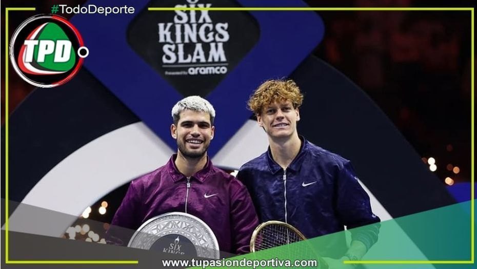 Jannik Sinner domina a Carlos Alcaraz y repite corona en el Six Kings Slam