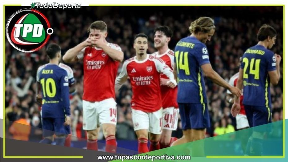 Arsenal aplastó 4-0 al Atlético Madrid