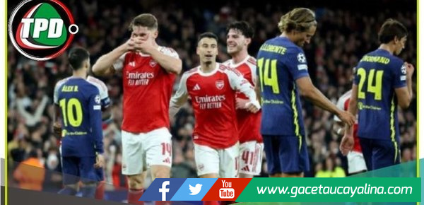 Arsenal aplastó 4-0 al Atlético Madrid