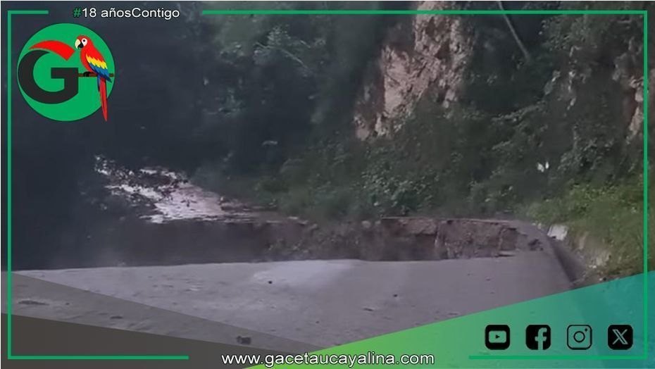 Intensas lluvias activan quebradas y aíslan Bagua tras el colapso de la carretera.