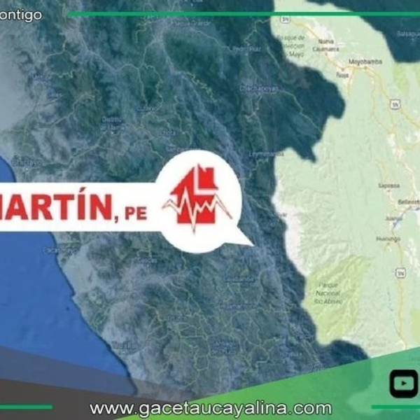 San Martin remece con sismo de 4.8; sin daños ni víctimas