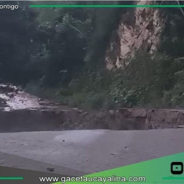 Intensas lluvias activan quebradas y aíslan Bagua tras el colapso de la carretera.