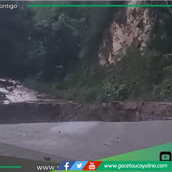 Intensas lluvias activan quebradas y aíslan Bagua tras el colapso de la carretera.