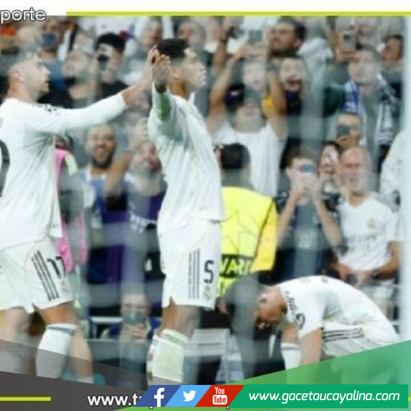 Real Madrid mantiene puntaje perfecto en Champions