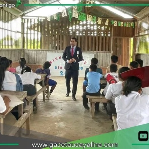 Juzgado de Masisea fortalece prevención de la violencia familiar en estudiantes rurales.