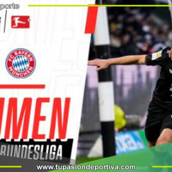 Bayern Múnich vence con autoridad y continúa invicto en la Bundesliga