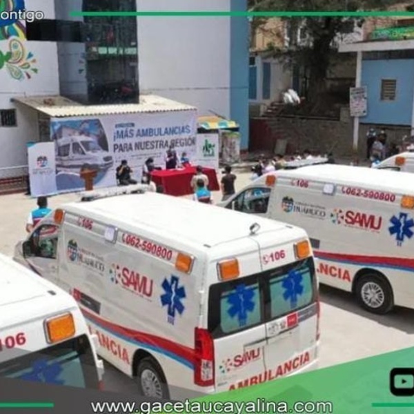 Gorehco impulsa histórica inversión para adquirir 101 ambulancias en Huánuco.