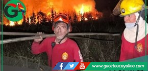 Más de 25 hectáreas fueron destruidas por fuego en San Martín